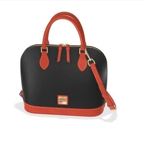 Dooney & Bourke Black & Tan Purse